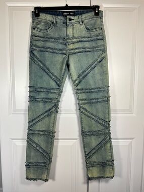 Legendary Status Jeans Size 32 Light Blue Distressed Men’s Straight Jeans